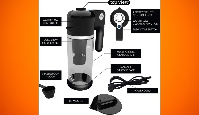 VINCI-Express-Cold-Brew-Coffee-Maker-Key-Features-img