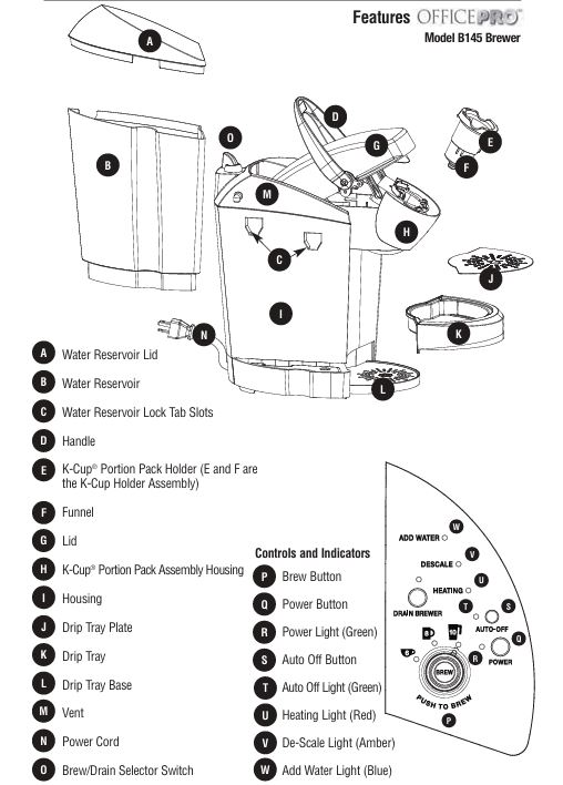 Keurig-B-145-OfficePro-single-cup-brewing-system-parts-and-features-img