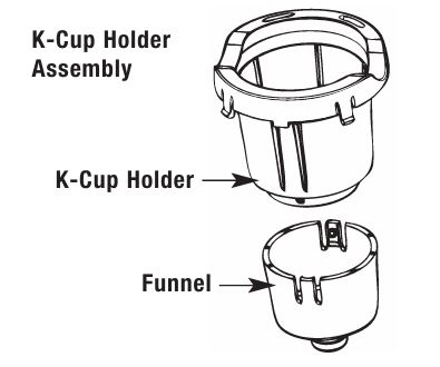 Keurig-B30-single-serve-K-Cup-holder-assembly