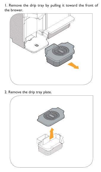Keurig-K-4000-cleaning-drip-tray