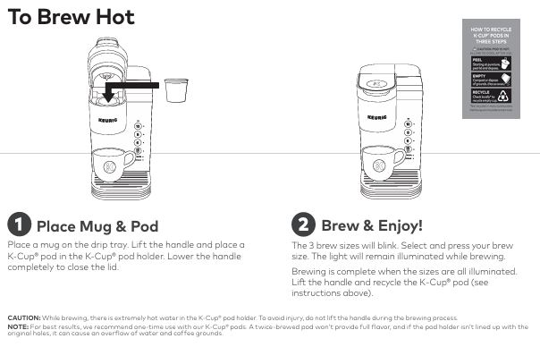 Keurig-K-express-essentials-plus-coffee-brewer-to-BREW-HOT