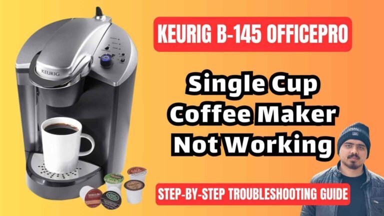 Keurig-b145-officepro-single-cup-coffee-maker-troubleshooting-guide-img