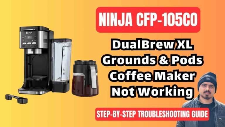 Ninja-CFP105CO-dualbrew-XL-Grounds&Pods-Hot-and-Iced-Cofee-Maker-troubleshooting-guide-img