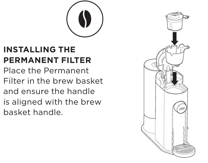 Installing-Ninja-pb041st-permanent-filter-img