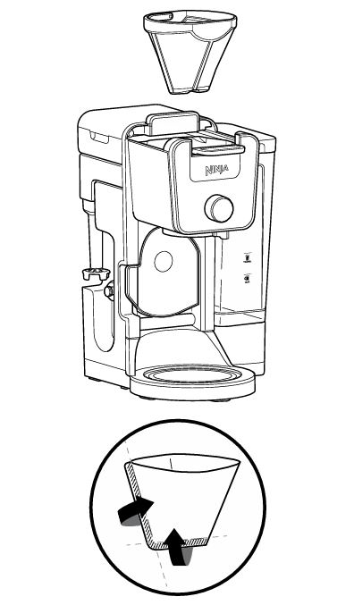 ninja-cfp400-series-dualbrew-placing-the-permanent-filter-or-#4-cone-filter-in-the-brew-basket-img