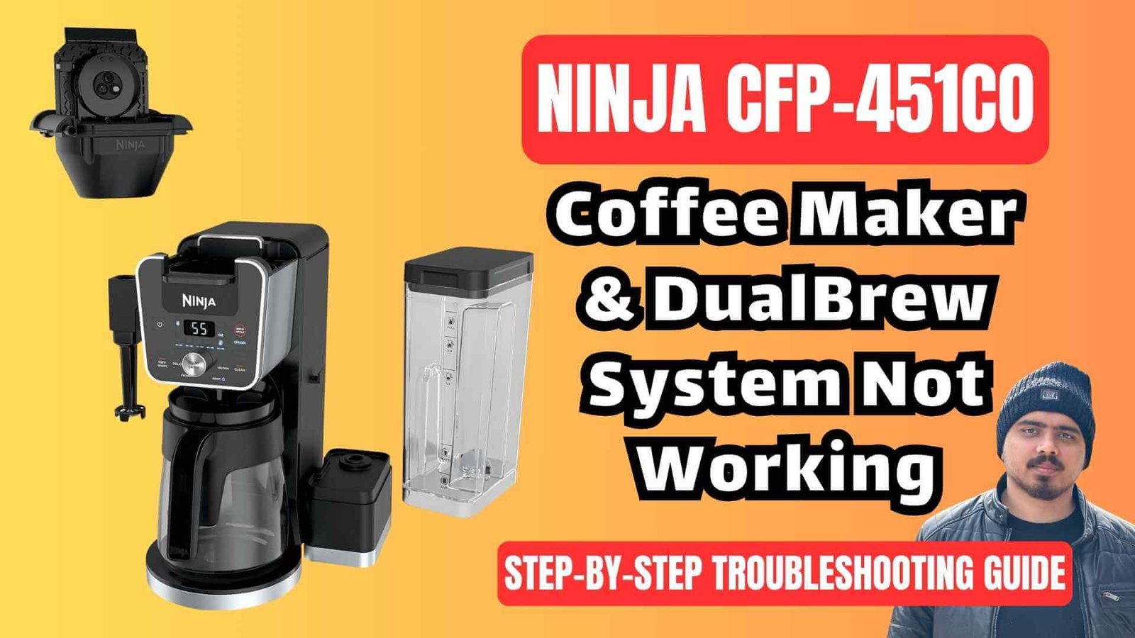 Troubleshooting Ninja CFP451CO DualBrew Coffee Maker Issues