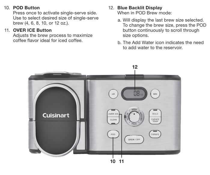 Cuisinart-12-cup-SS-16-coffee-brewing-machine-control-panel-features-2