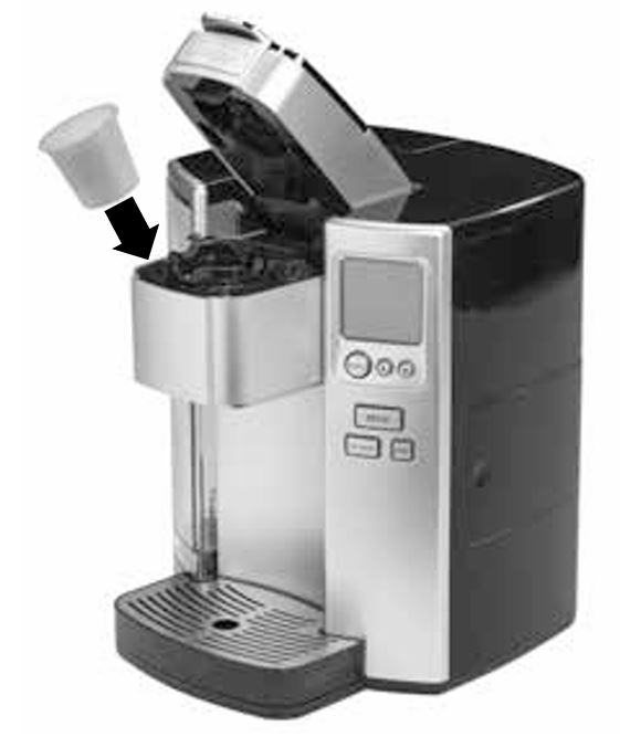 cruisinart-ss-10p1-coffee-maker-placing-a-capsule-in-brewing-chamber-img