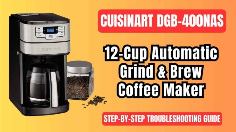 Cruisinart-DGB-400NAS-grind-&-brew-coffee-maker-troubleshooting-gruide