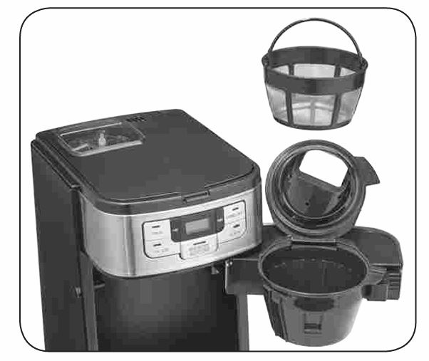 Cruisinart-DGB-400NAS-grind-&-brew-inserting-paper-filter-or-permanent-filter-into-the-basket-img