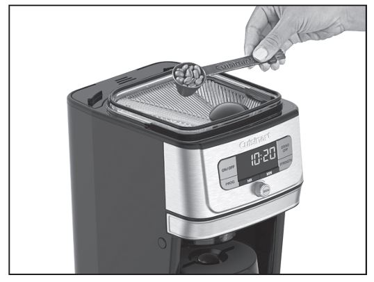 Cruisinart-dgb-850nas-burr-grind-brew-adding-grounds