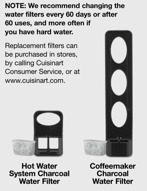 Cuisinart-CHW-16-coffeemaker-&-hot-water-system-water-filters