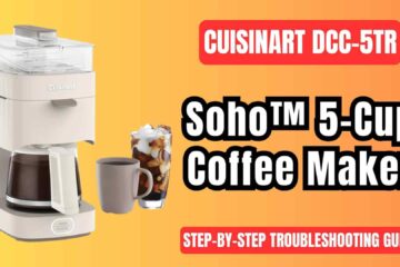Cuisinart DCC-5TR Soho™ 5-Cup Coffee Maker Troubleshooting Guide featured img