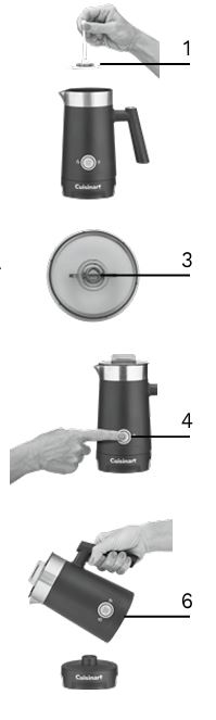 Cuisinart-FR-16-cold-and-hot-foam-milk-frother-instructions-to-use