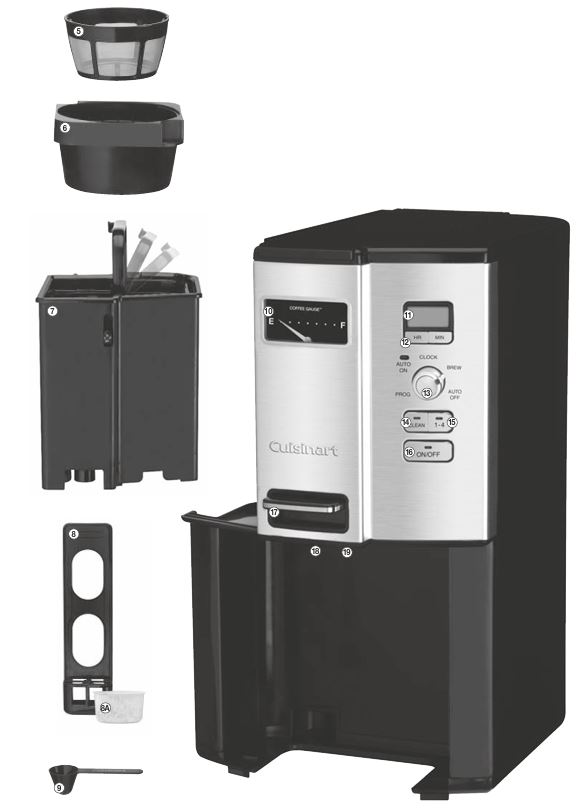 Cuisinart-dcc-3000nas-coffee-maker-parts-accessories-features1