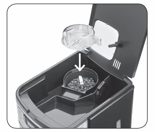 Cuisinart-dgb-450nas-grind-&-brew-adding-coffee-beans