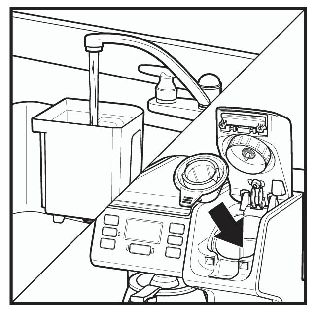 Hamilton-Beach-49902G-FlexBrew®-trio-coffee-maker-filling-the-water-reservoir