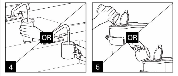 Hamilton-beach-49980RG-filling-water-reservoir-to-an-appropriate-level-img