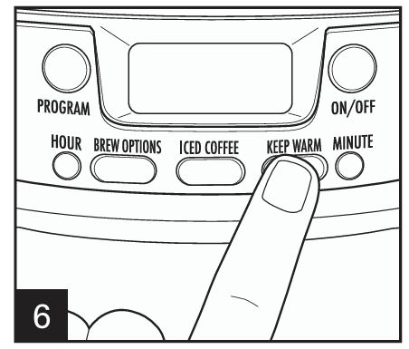 Hamilton-beach-47950-coffee-maker-KEEP-WARM-feature