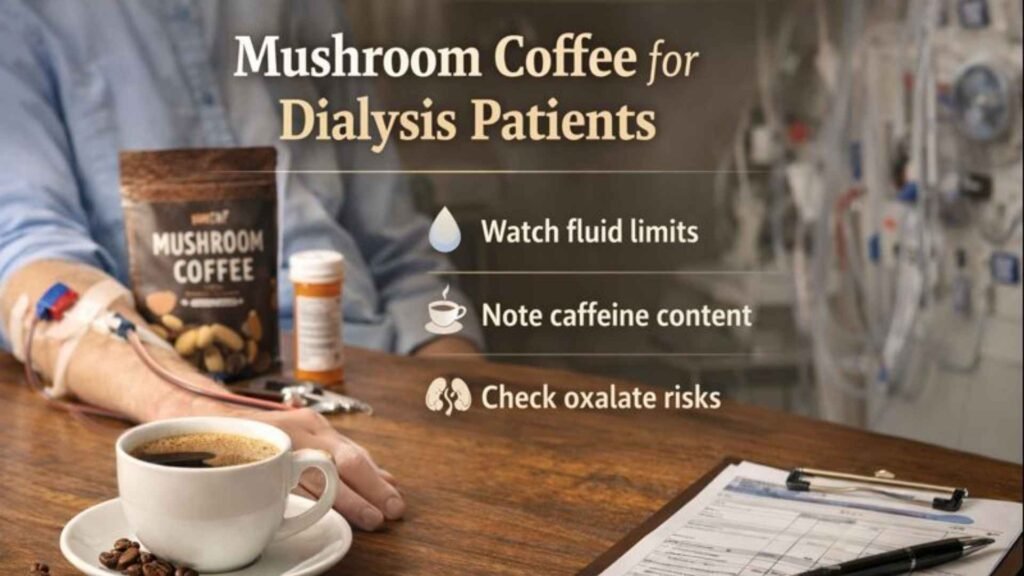 Mushroom coffee for dialysis patients risks