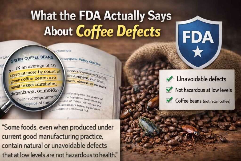 What the FDA actually says about coffee defects image