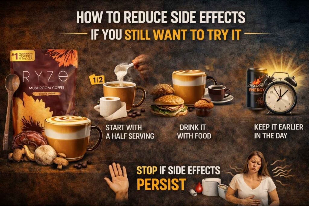 How to Reduce Side Effects caused by Ryze mushroom coffee If You Still Want to Try It image